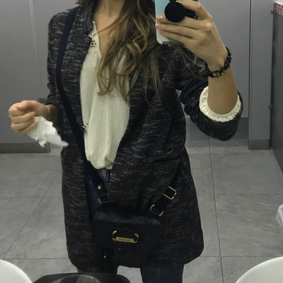 New look brushed coat - Picture 2 of 6